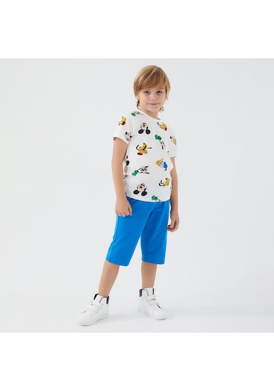 Mickey Mouse D4795-3 Çocuk  Krem Alt Üst Takım