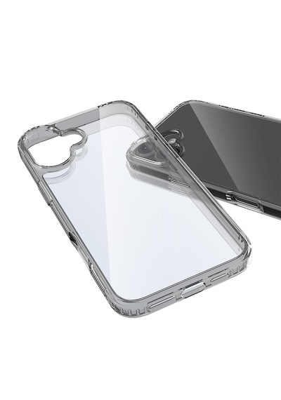 Apple Uyumlu iPhone Buff 16 Plus Air Hybrid Şeffaf Kılıf Smoke Black