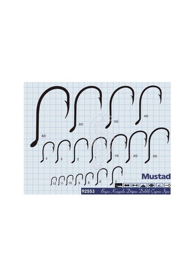 Mustad Olta İğnesi 92553 25li 3/0