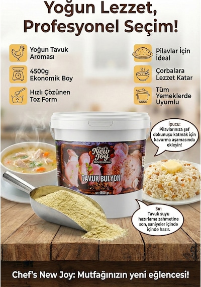 Tavuk Bulyon 4500 G X 2 Adet - 1 Koli Koli Bazlı Avantaj Paketi