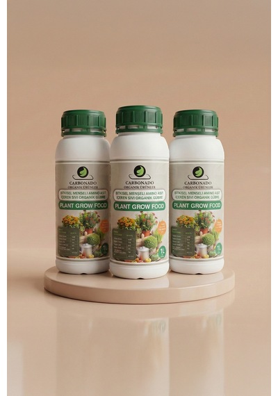Plant Grow Food 1l Sıvı Organik Gübre 3'lü Set 1000