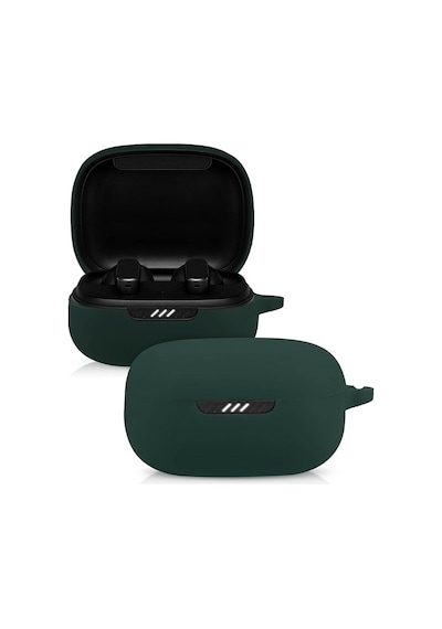 Jbl Wawe 300 Kılıf Model Uyumlu Mat Silikon Soft Kancalı Sf7 Koyu Yeşil