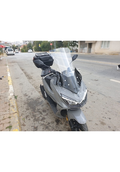 Motocam Mondial Strada 125 Ön Cam 2023-2026 Model 75cm Şeffaf Renkli 4mm Uzun