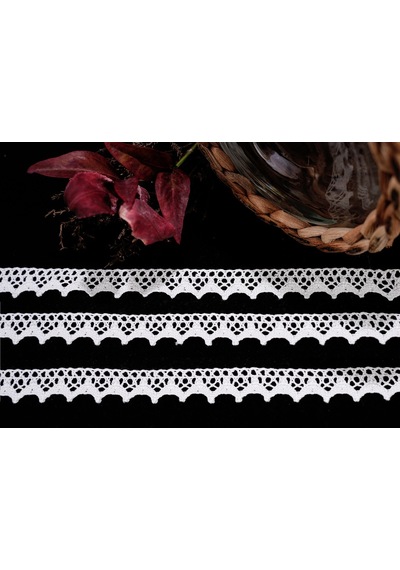 Alka Dantel Merserize Kopanaki 10 Metre 901 Merserize Off White