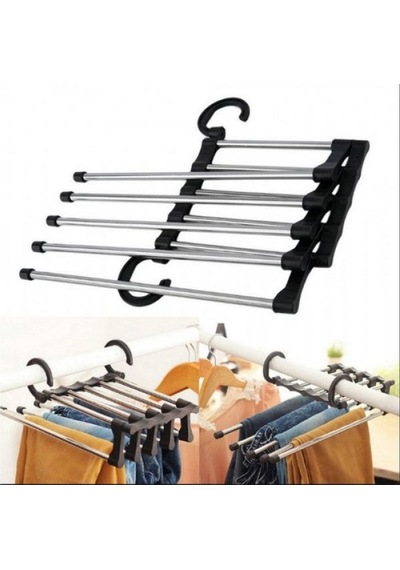Veraura Lifestyle Hareketli Pantolon Askılığı 5 İn 1