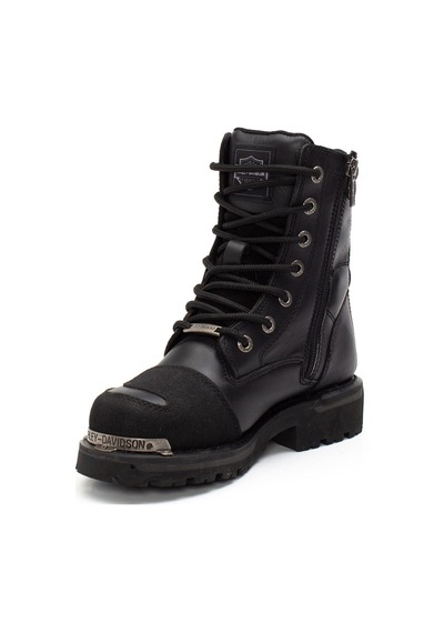 Harley Davidson Riddick Garson Siyah Deri Bot