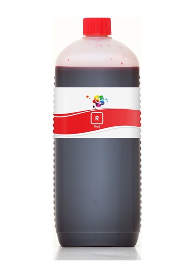 QC Canon GI-43 R Kartuş Mürekkebi 1000ml R Red Kırmızı Dye