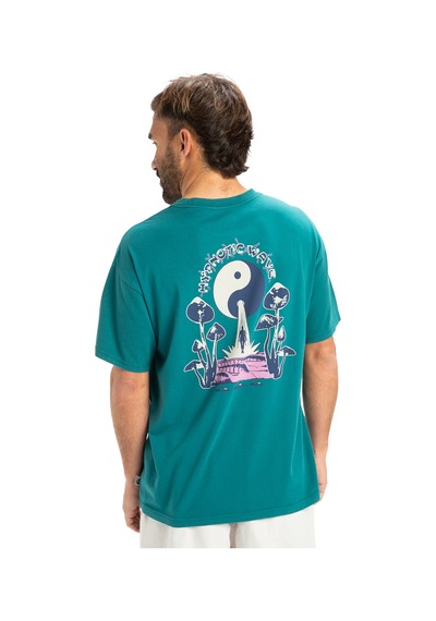 Quiksilver Hw Hypnotic Wave Erkek Yeşil Günlük Stil T-shirt Eqyzt08033-21882 Yeşil