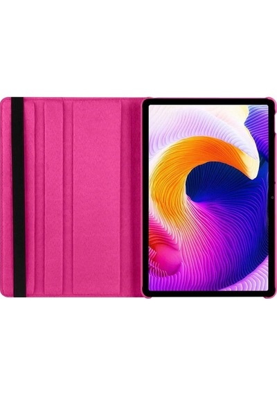 Xiaomi Redmi Pad Se 11 Inç Tablet Uyumlu Uyku Modlu 360 Döner Pu Deri Kılıf Seti Kılıf