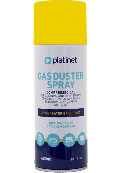 4 X Gas Duster Spray Compressed Gas 400 Ml