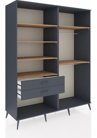 Kronos Gardrop 6 Raflı 2 Çekmeceli 2 Askılı 176x59x221 Antrasit-çam/antrasit Çam/antrasit Kronos Gardrop 6 Raflı 2 Çekmeceli 2 Askılı 176x59x221 Antrasit-çam/antrasit Çam/antrasit