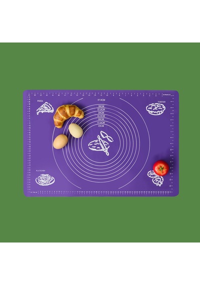 Mienn Silikon Hamur Matı - Mor - 41x65 Cm Renkli