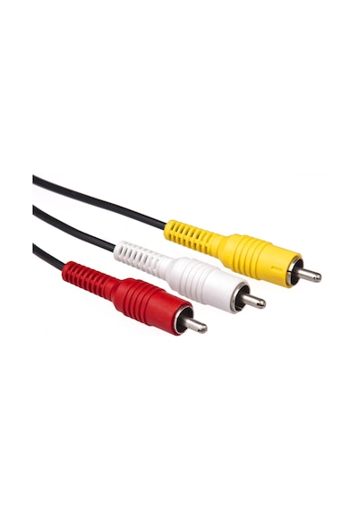 3 RCA Erkek TO 3 RCA Erkek Kompozit Görüntü Video AV Ses Kablo 2