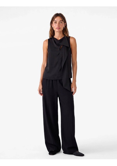 Koton Loose Fit Siyah Kadın Pantolon 7wak40043pw