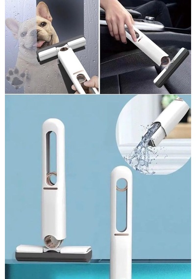 Lexroo Portatif Sıkma Paspas Mini Temizleme El Tipi Mutfak Banyo Pencere Araba Sünger Pratik Çok Renkli