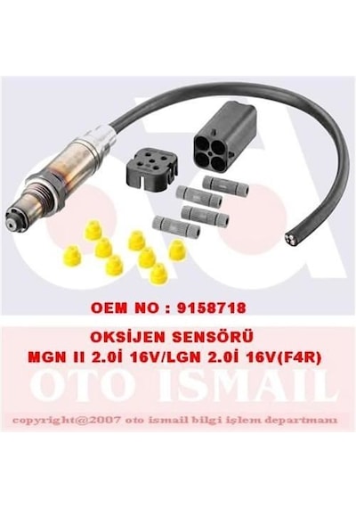 BOSCH 258986507 OKSİJEN SENSÖRÜ A4 01-08 / MAZDA 626 IV  / BMW 1