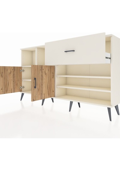 Arges Konsol 6 Raflı Tek Çekmeceli 2 Kapaklı 176x30x99 Aytaşı-çam/aytaşı Atlas Çam/aytası - Aytası Arges Konsol 6 Raflı Tek Çekmeceli 2 Kapaklı 176x30x99 Aytaşı-çam/aytaşı Atlas Çam/aytası - Aytası