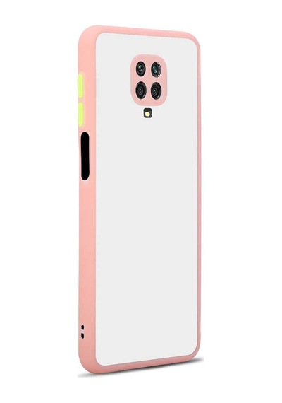 Xiaomi Redmi Note 9s Kılıf Zore Hux Kapak Pembe