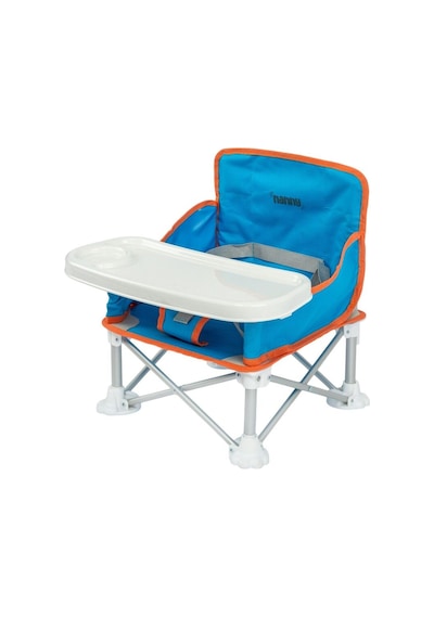 Deluxe Portatif Katlanabilir Mama Sandalyesi Mavi