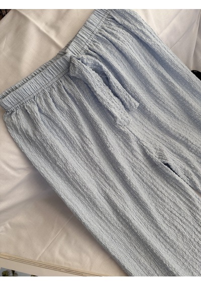 Intive Cool Comfort Waffle Kumaş Pamuklu Nefes Alabilir Basic Yazlık Jogger Pantolon Cepsiz Bebe Mavisi Intive Cool Comfort Waffle Kumaş Pamuklu Nefes Alabilir Basic Yazlık Jogger Pantolon Cepsiz Bebe Mavisi