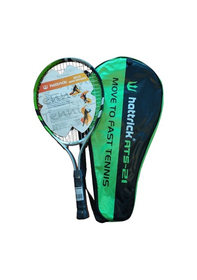 HATTRICK ATS21 JUNIOR TENİS RAKETİ 21 INCH 205GR YEŞİL SİYAH