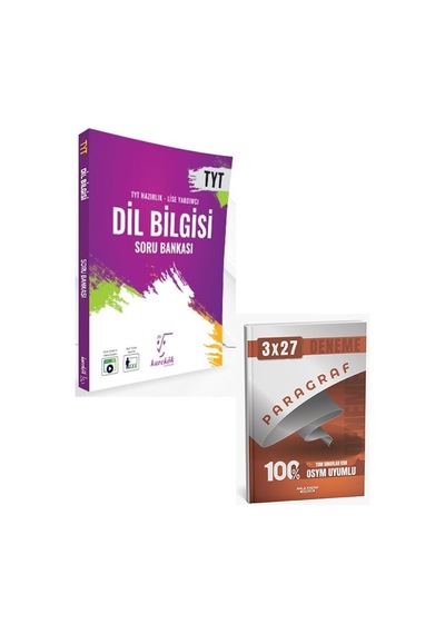 2027 Karekök 2027 Tyt Dil Bilgisi Soru Bankası+anla Kazan Paragraf Deneme