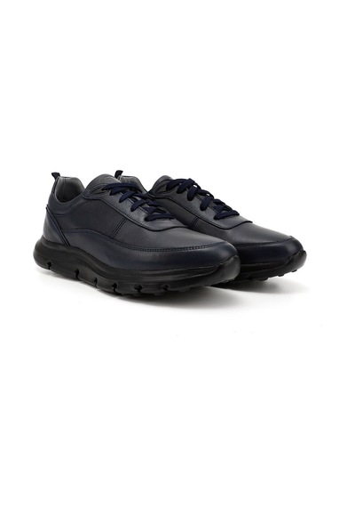 Gönderi(R) Erkek Lacivert Bağcıklı Hakiki Deri Sneaker Ddma83531540 Lacivert
