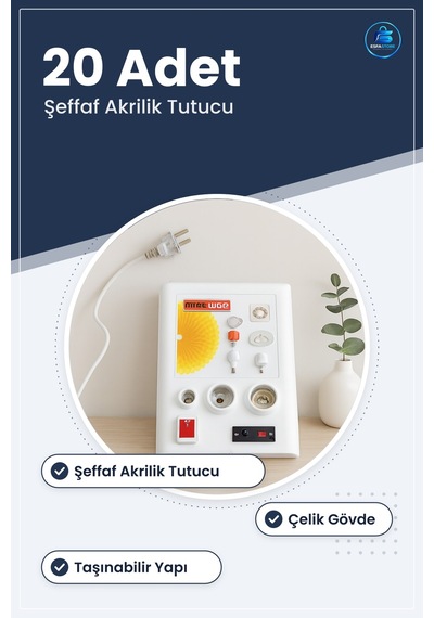 Ampul Ve 12v Led Panel Deneme Standı Duy Sergileme Mağaza Showroo