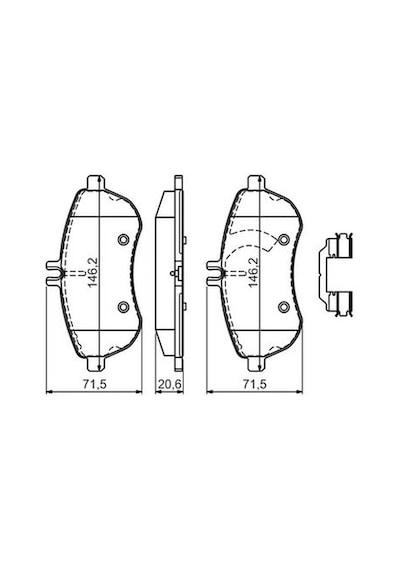 Mercedes C Serisi 204 C180cdı 2.1 2010-2014 Bosch Ön Balata Wva24306