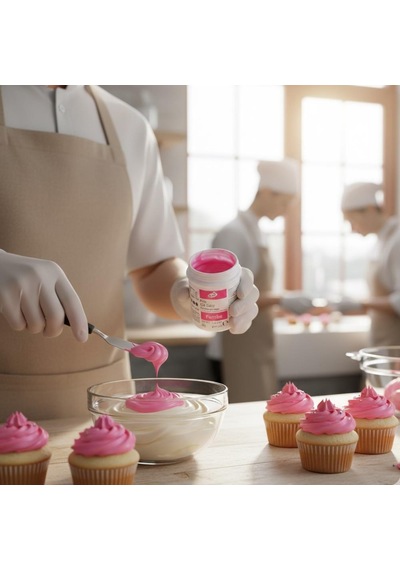 Pembe Jel Boya 30 Gr Konsantre Jel Gıda Boyası