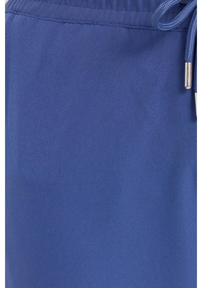 Tudors Erkek Regular Fit Beli Lastikli Bağcıklı Jogger İndigo Pantolon Rahat Kesim Yan Cepli-36898 İndigo
