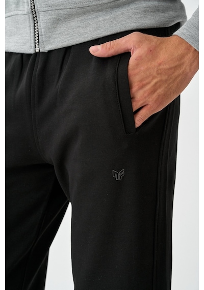 Dechers Tech Fleece Double Face Kapüşonlu Erkek Eşofman Takım E213-16 Açık Gri