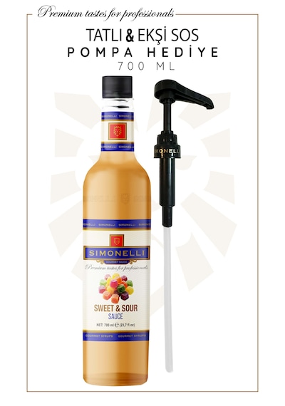 Tatlı & Ekşi Sos 700 Ml Pompa Hediyeli