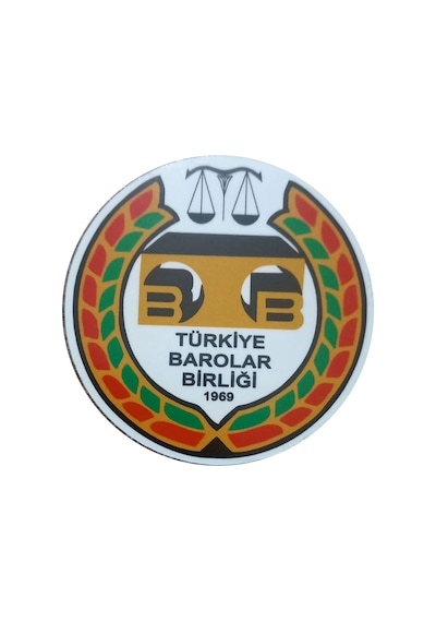 Barolar Birliği Yazısız Araç Stikırı