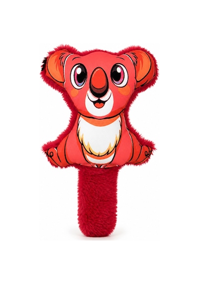Lupox Dijital Koala Kuyruk Hışırtı Detaylı Peluş Oyuncak Kırmızı
