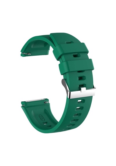 Huawei Watch 2 Classic İçin Kordon, Silicone Rapidbands Koyu Yeşil Watch 2 Classic İle Uyumlu Kordon - Koyu Yeşil Çok Renkli