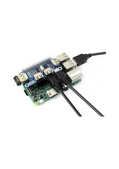 Robotistan-4 Port Usb Hub Hat (Raspberry Pi İçin)