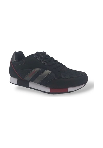 Lescon Boston 6 Erkek Siyah Sneakers Spor Ayakkabı