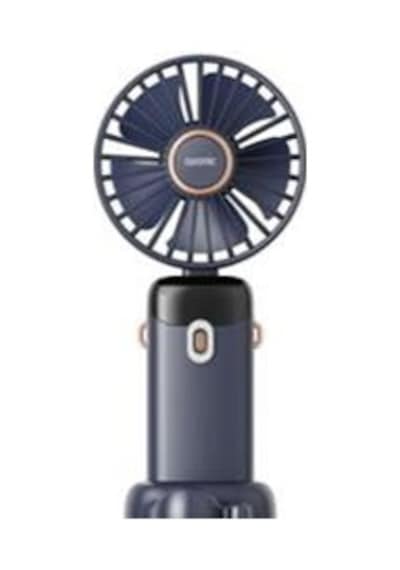 Asonic Afn28 Lacivert 500mah 3 Kademe Dijital Göstergeli Katlanabilir Mini Usb Fan