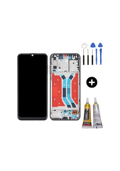Te Huawei Y8p 2020 Uyumlu Çıtalı A Kalite Lcd Ekran Dokunmatik + Montaj Seti