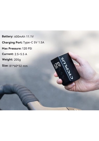 Cycplus As Pro Mini Usb Şarjlı Pompa 120psi