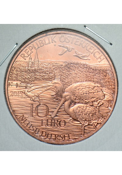 Avusturya 10 Euro 2015 Hatıra-burgenland. Saf Bakır. Kapamada Çil.