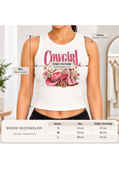 Bk Gift Sıfır Kol Fitilli Crop Bluz - Esnek Likralı Günlük Crop-8 Beyaz