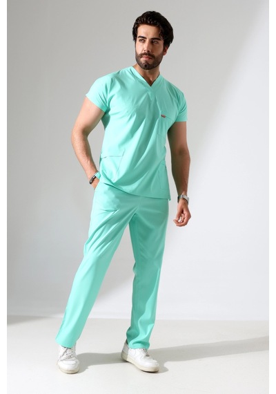 Bflex Unisex Likralı Yarasa Kol Takım - 6457 Mint Yeşil