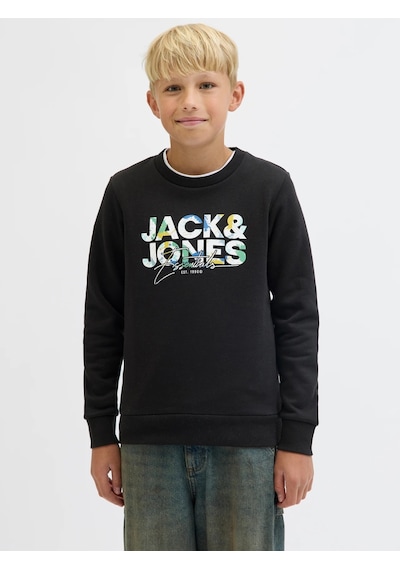 Jack & Jones Jack&jones Jjgeplas Erkek Çocuk Sweatshirt 12279606 Siyah