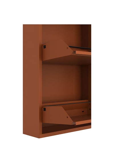 Ceha 4'lü Metal Ayakkabılık - Taba K.AYK-4/P8004