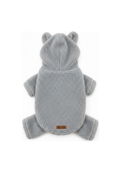 Kedi - Köpek Welsoft Peluş Kışlık Bacaklı Sweat - Pijama - Kıyafet - Mont - Yelek