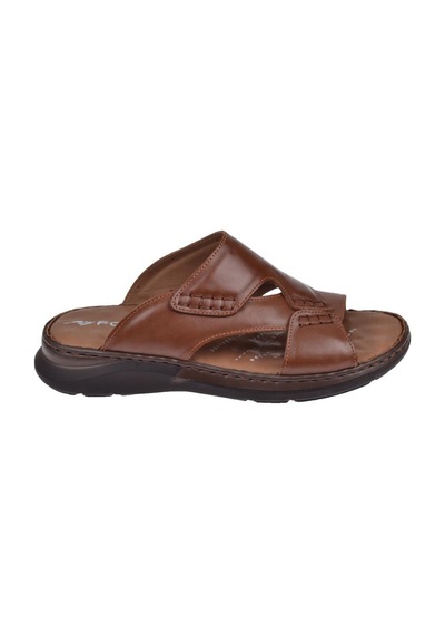 Forelli Hakiki Deri Comfort Erkek Terlik For-tuna Taba