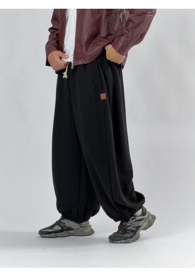 Cocopelli Siyah Oversize Baggy Erkek Pantolon Coc3414