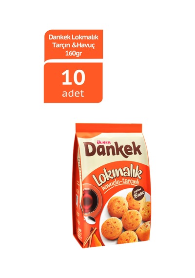 Dankek Lokmalık Tarçın &havuç 160gx10 Adet